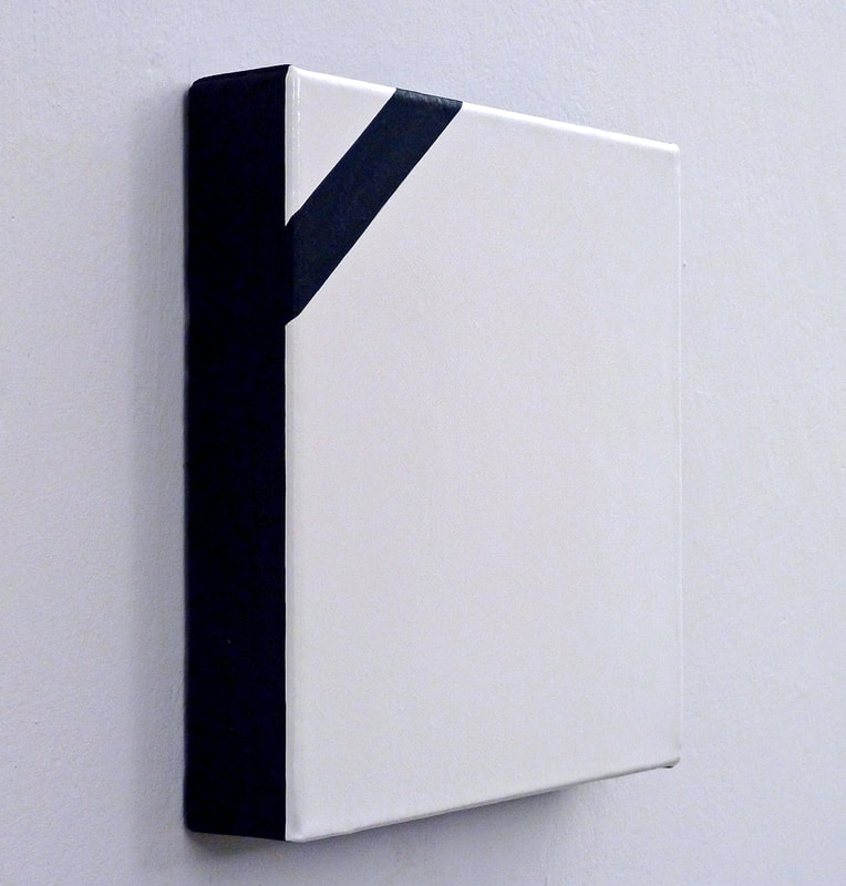 Gabriele Arruzzo, senza titolo (per V.A.), 2011, enamel and acrylic on canvas, 20x20cm